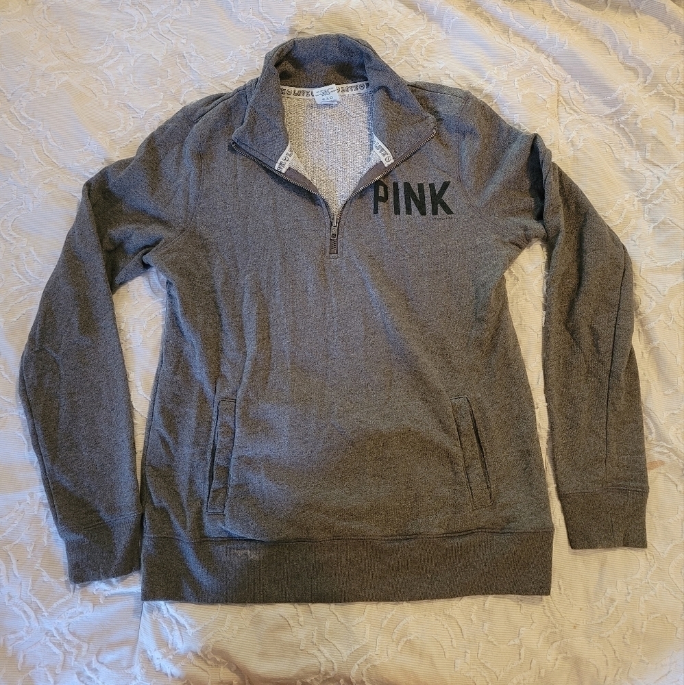 Victoria Secret Pink Pullover with Pouch Front Pocket Size Small